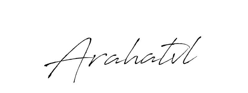 How to make Arahatvl name signature. Use Antro_Vectra style for creating short signs online. This is the latest handwritten sign. Arahatvl signature style 6 images and pictures png