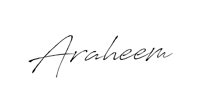 Araheem stylish signature style. Best Handwritten Sign (Antro_Vectra) for my name. Handwritten Signature Collection Ideas for my name Araheem. Araheem signature style 6 images and pictures png