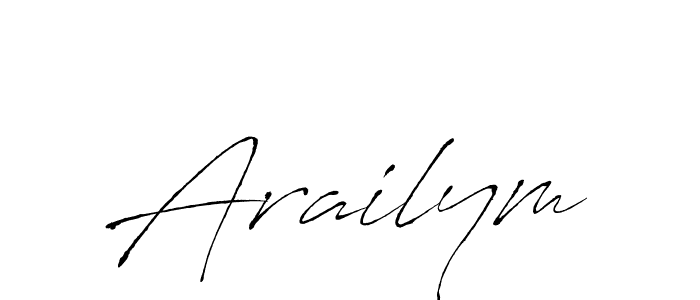Create a beautiful signature design for name Arailym. With this signature (Antro_Vectra) fonts, you can make a handwritten signature for free. Arailym signature style 6 images and pictures png
