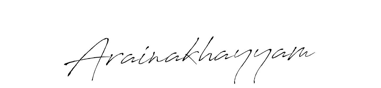How to make Arainakhayyam signature? Antro_Vectra is a professional autograph style. Create handwritten signature for Arainakhayyam name. Arainakhayyam signature style 6 images and pictures png