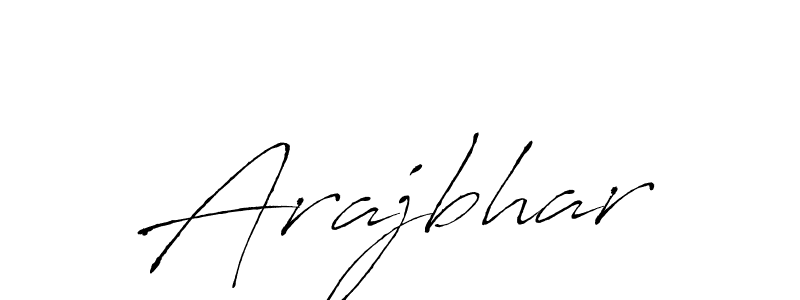 Create a beautiful signature design for name Arajbhar. With this signature (Antro_Vectra) fonts, you can make a handwritten signature for free. Arajbhar signature style 6 images and pictures png