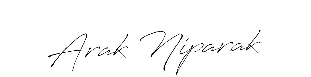 Use a signature maker to create a handwritten signature online. With this signature software, you can design (Antro_Vectra) your own signature for name Arak Niparak. Arak Niparak signature style 6 images and pictures png