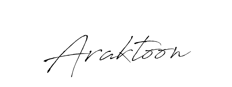 How to make Araktoon name signature. Use Antro_Vectra style for creating short signs online. This is the latest handwritten sign. Araktoon signature style 6 images and pictures png