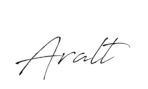 Aralt stylish signature style. Best Handwritten Sign (Antro_Vectra) for my name. Handwritten Signature Collection Ideas for my name Aralt. Aralt signature style 6 images and pictures png