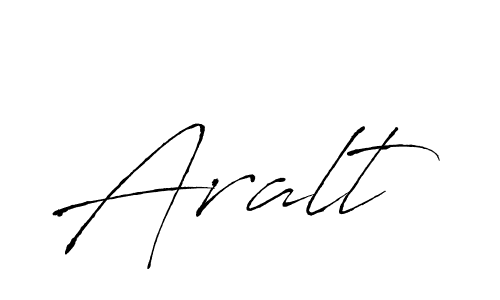 You should practise on your own different ways (Antro_Vectra) to write your name (Aralt) in signature. don't let someone else do it for you. Aralt signature style 6 images and pictures png