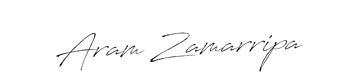 You should practise on your own different ways (Antro_Vectra) to write your name (Aram Zamarripa) in signature. don't let someone else do it for you. Aram Zamarripa signature style 6 images and pictures png