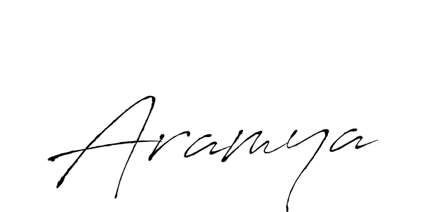 Also we have Aramya name is the best signature style. Create professional handwritten signature collection using Antro_Vectra autograph style. Aramya signature style 6 images and pictures png