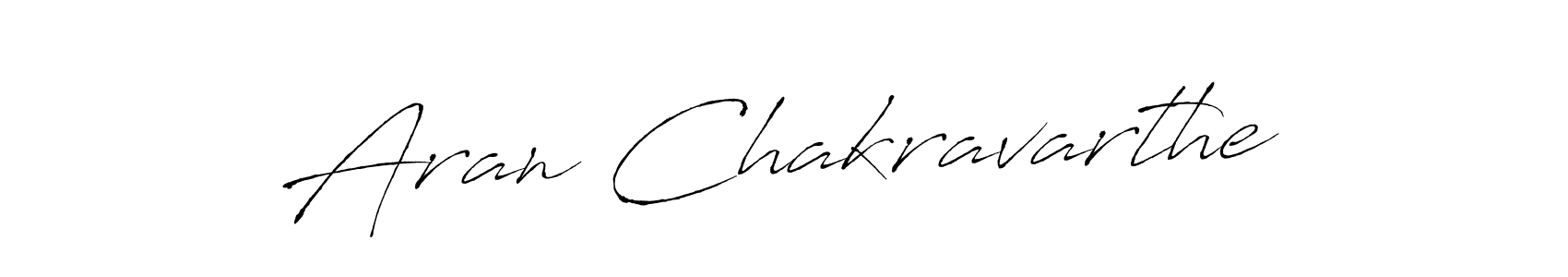 How to make Aran Chakravarthe name signature. Use Antro_Vectra style for creating short signs online. This is the latest handwritten sign. Aran Chakravarthe signature style 6 images and pictures png