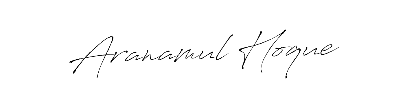 Aranamul Hoque stylish signature style. Best Handwritten Sign (Antro_Vectra) for my name. Handwritten Signature Collection Ideas for my name Aranamul Hoque. Aranamul Hoque signature style 6 images and pictures png