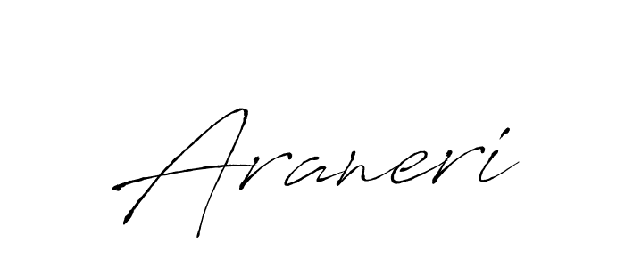 Make a beautiful signature design for name Araneri. With this signature (Antro_Vectra) style, you can create a handwritten signature for free. Araneri signature style 6 images and pictures png