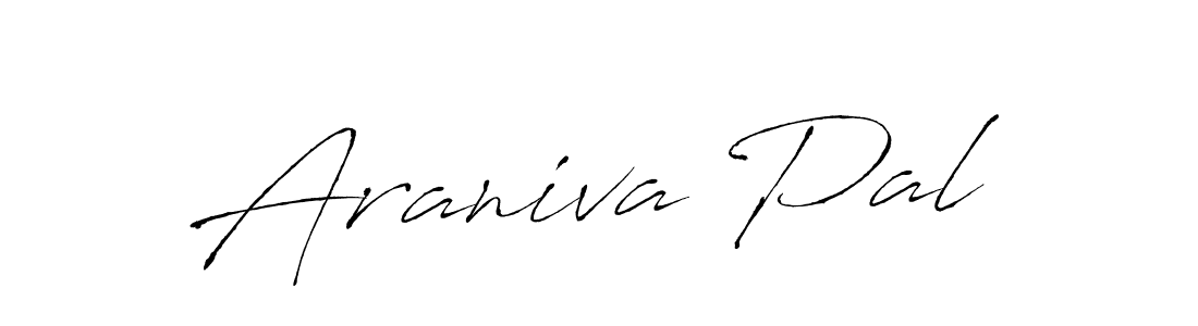 How to make Araniva Pal name signature. Use Antro_Vectra style for creating short signs online. This is the latest handwritten sign. Araniva Pal signature style 6 images and pictures png