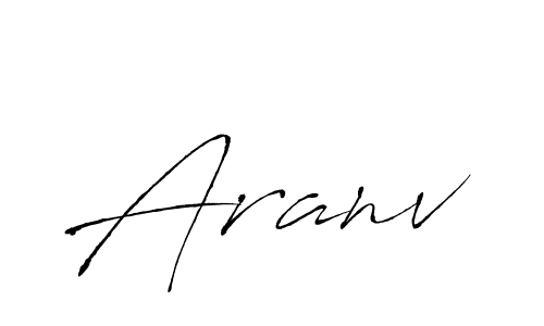Use a signature maker to create a handwritten signature online. With this signature software, you can design (Antro_Vectra) your own signature for name Aranv. Aranv signature style 6 images and pictures png