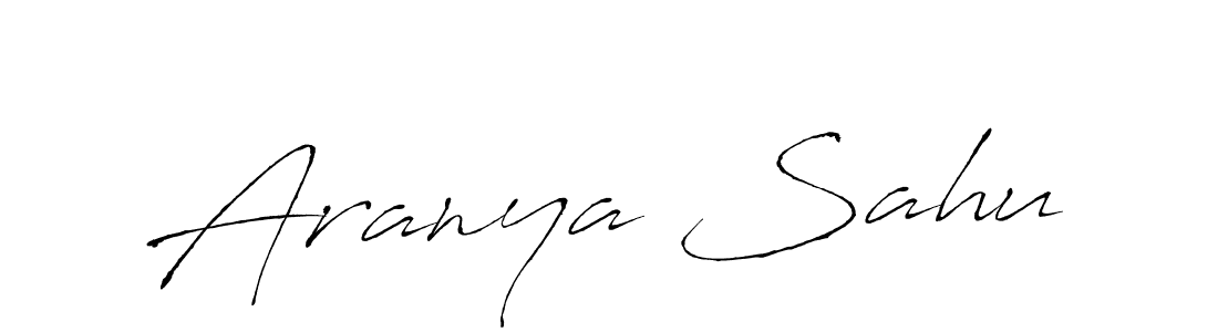 Aranya Sahu stylish signature style. Best Handwritten Sign (Antro_Vectra) for my name. Handwritten Signature Collection Ideas for my name Aranya Sahu. Aranya Sahu signature style 6 images and pictures png