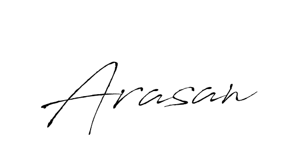 How to make Arasan signature? Antro_Vectra is a professional autograph style. Create handwritten signature for Arasan name. Arasan signature style 6 images and pictures png
