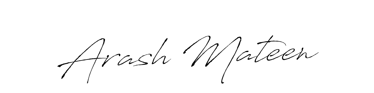 Also we have Arash Mateen name is the best signature style. Create professional handwritten signature collection using Antro_Vectra autograph style. Arash Mateen signature style 6 images and pictures png