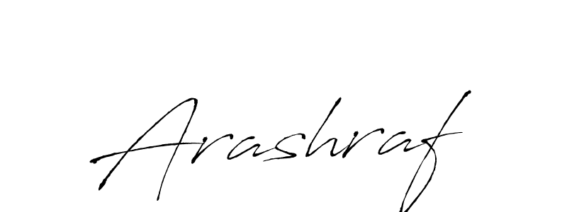 Make a beautiful signature design for name Arashraf. With this signature (Antro_Vectra) style, you can create a handwritten signature for free. Arashraf signature style 6 images and pictures png