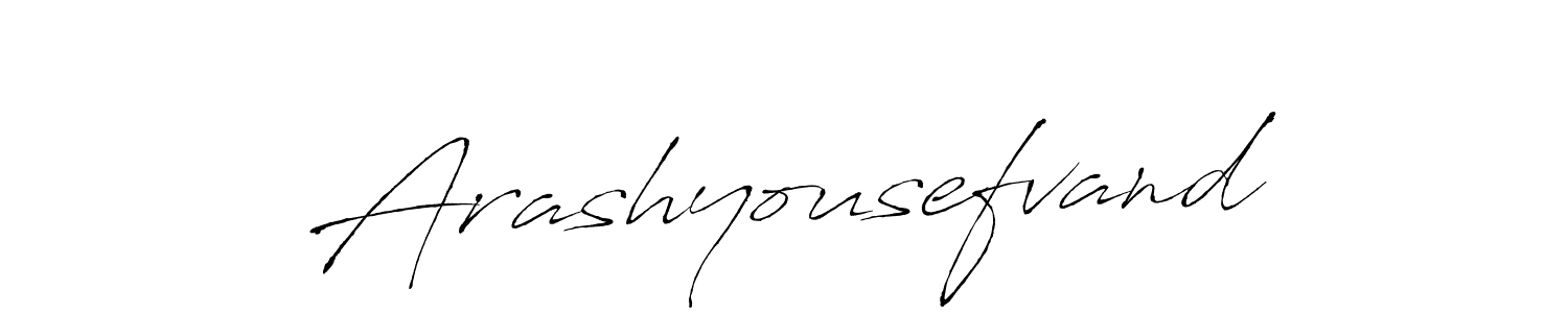 Make a beautiful signature design for name Arashyousefvand. With this signature (Antro_Vectra) style, you can create a handwritten signature for free. Arashyousefvand signature style 6 images and pictures png