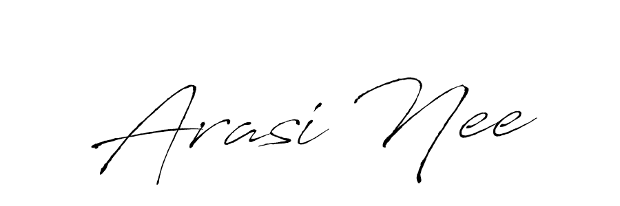 Make a beautiful signature design for name Arasi Nee. With this signature (Antro_Vectra) style, you can create a handwritten signature for free. Arasi Nee signature style 6 images and pictures png