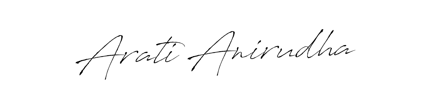 if you are searching for the best signature style for your name Arati Anirudha. so please give up your signature search. here we have designed multiple signature styles  using Antro_Vectra. Arati Anirudha signature style 6 images and pictures png