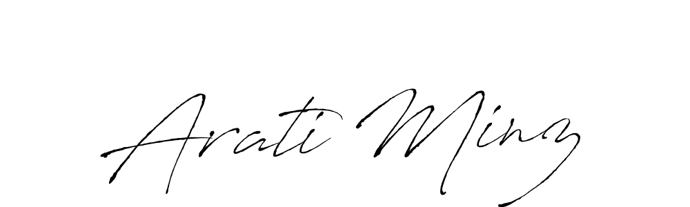 It looks lik you need a new signature style for name Arati Minz. Design unique handwritten (Antro_Vectra) signature with our free signature maker in just a few clicks. Arati Minz signature style 6 images and pictures png