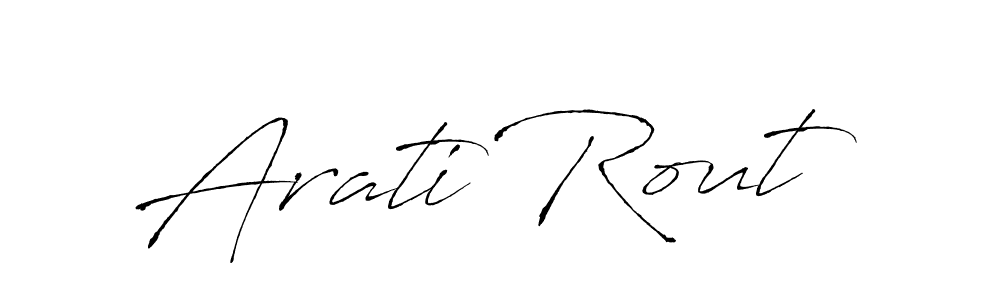 Make a beautiful signature design for name Arati Rout. With this signature (Antro_Vectra) style, you can create a handwritten signature for free. Arati Rout signature style 6 images and pictures png