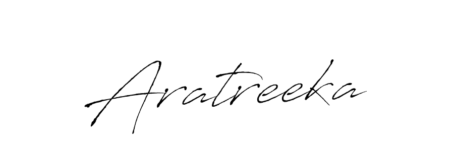 Design your own signature with our free online signature maker. With this signature software, you can create a handwritten (Antro_Vectra) signature for name Aratreeka. Aratreeka signature style 6 images and pictures png