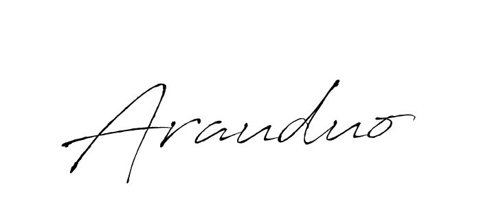Design your own signature with our free online signature maker. With this signature software, you can create a handwritten (Antro_Vectra) signature for name Arauduo. Arauduo signature style 6 images and pictures png