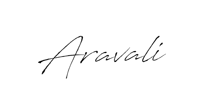 Design your own signature with our free online signature maker. With this signature software, you can create a handwritten (Antro_Vectra) signature for name Aravali. Aravali signature style 6 images and pictures png