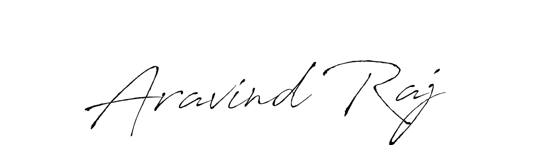 How to make Aravind Raj name signature. Use Antro_Vectra style for creating short signs online. This is the latest handwritten sign. Aravind Raj signature style 6 images and pictures png