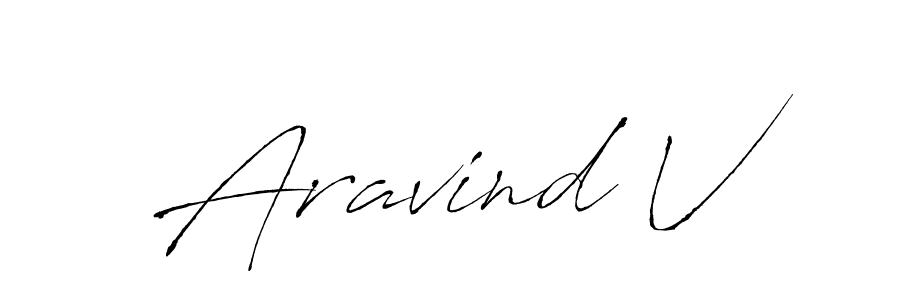 if you are searching for the best signature style for your name Aravind V. so please give up your signature search. here we have designed multiple signature styles  using Antro_Vectra. Aravind V signature style 6 images and pictures png