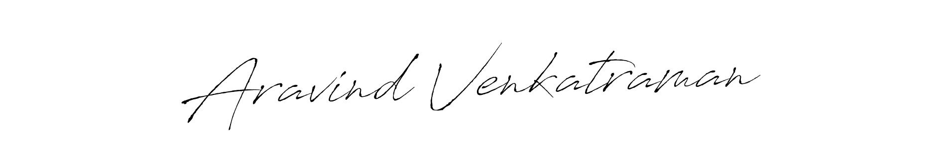 Make a beautiful signature design for name Aravind Venkatraman. With this signature (Antro_Vectra) style, you can create a handwritten signature for free. Aravind Venkatraman signature style 6 images and pictures png