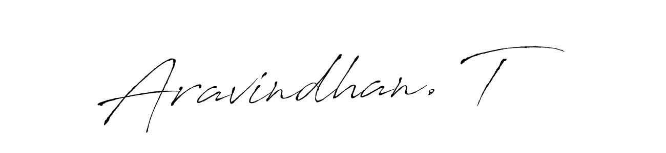 You can use this online signature creator to create a handwritten signature for the name Aravindhan. T. This is the best online autograph maker. Aravindhan. T signature style 6 images and pictures png