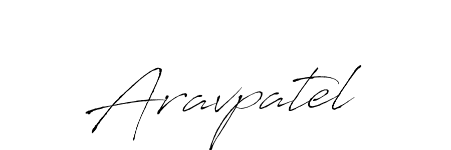 How to make Aravpatel signature? Antro_Vectra is a professional autograph style. Create handwritten signature for Aravpatel name. Aravpatel signature style 6 images and pictures png