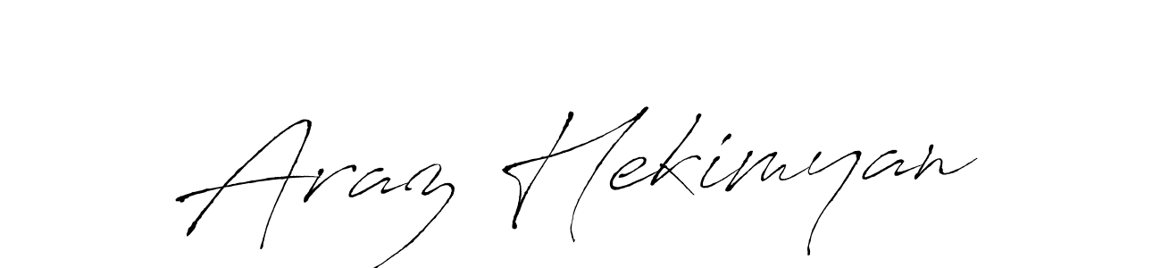 Make a beautiful signature design for name Araz Hekimyan. With this signature (Antro_Vectra) style, you can create a handwritten signature for free. Araz Hekimyan signature style 6 images and pictures png