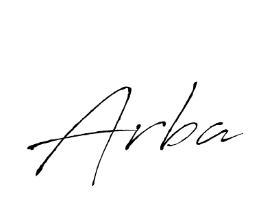 Create a beautiful signature design for name Arba. With this signature (Antro_Vectra) fonts, you can make a handwritten signature for free. Arba signature style 6 images and pictures png