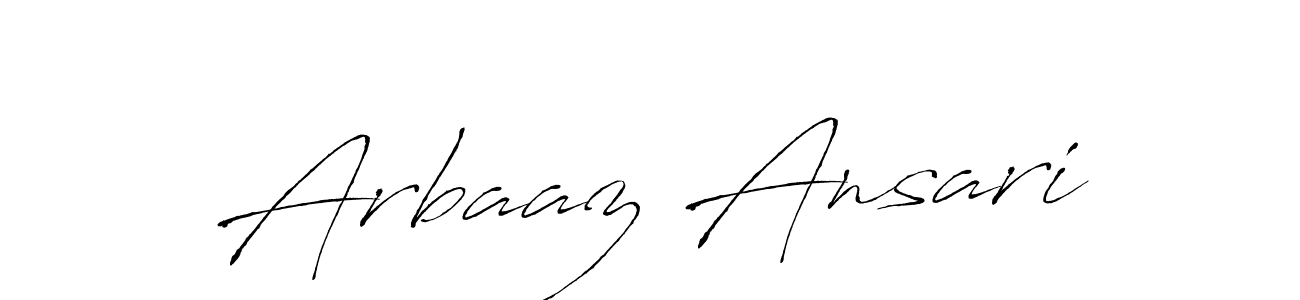 How to make Arbaaz Ansari signature? Antro_Vectra is a professional autograph style. Create handwritten signature for Arbaaz Ansari name. Arbaaz Ansari signature style 6 images and pictures png