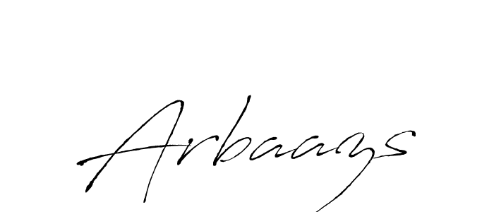 Design your own signature with our free online signature maker. With this signature software, you can create a handwritten (Antro_Vectra) signature for name Arbaazs. Arbaazs signature style 6 images and pictures png
