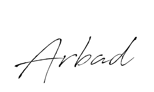 Create a beautiful signature design for name Arbad. With this signature (Antro_Vectra) fonts, you can make a handwritten signature for free. Arbad signature style 6 images and pictures png