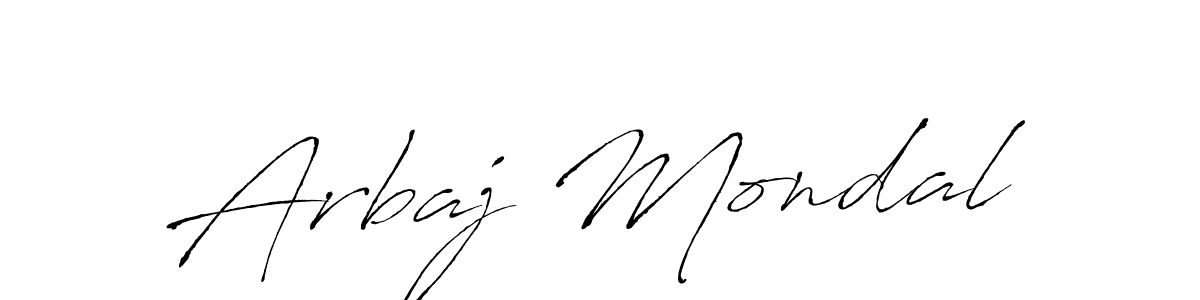 Also You can easily find your signature by using the search form. We will create Arbaj Mondal name handwritten signature images for you free of cost using Antro_Vectra sign style. Arbaj Mondal signature style 6 images and pictures png