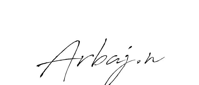 This is the best signature style for the Arbaj.n name. Also you like these signature font (Antro_Vectra). Mix name signature. Arbaj.n signature style 6 images and pictures png