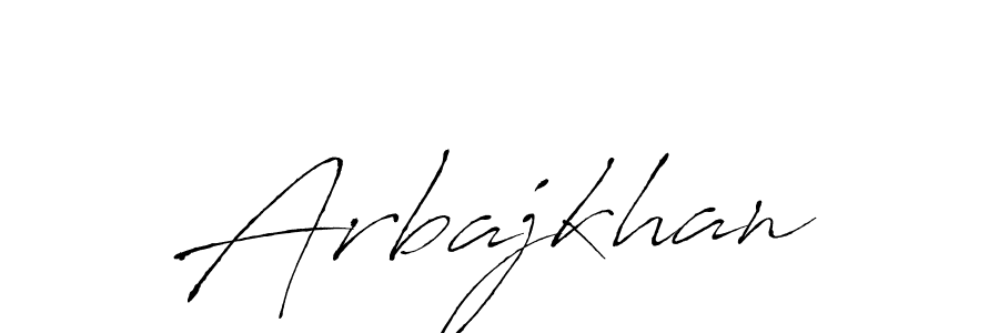 You can use this online signature creator to create a handwritten signature for the name Arbajkhan. This is the best online autograph maker. Arbajkhan signature style 6 images and pictures png