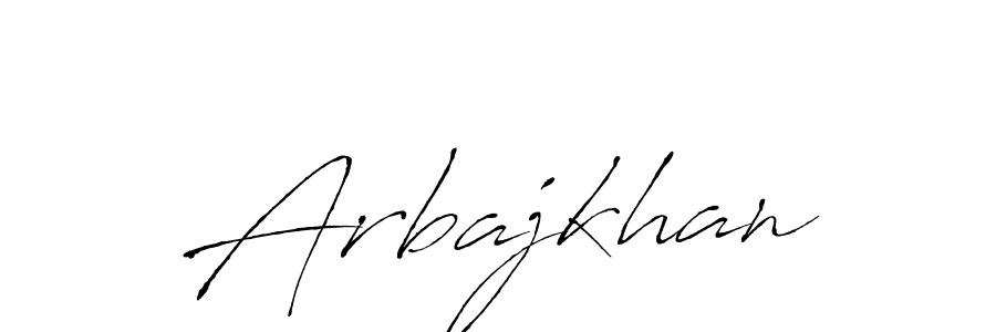 Arbajkhan stylish signature style. Best Handwritten Sign (Antro_Vectra) for my name. Handwritten Signature Collection Ideas for my name Arbajkhan. Arbajkhan signature style 6 images and pictures png