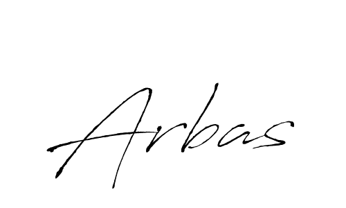 Design your own signature with our free online signature maker. With this signature software, you can create a handwritten (Antro_Vectra) signature for name Arbas. Arbas signature style 6 images and pictures png