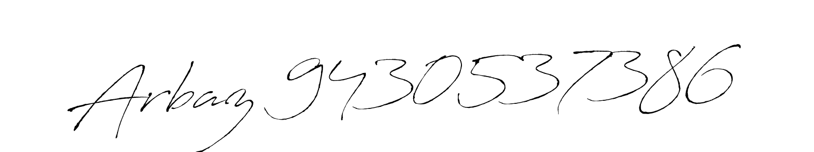 Use a signature maker to create a handwritten signature online. With this signature software, you can design (Antro_Vectra) your own signature for name Arbaz 9430537386. Arbaz 9430537386 signature style 6 images and pictures png