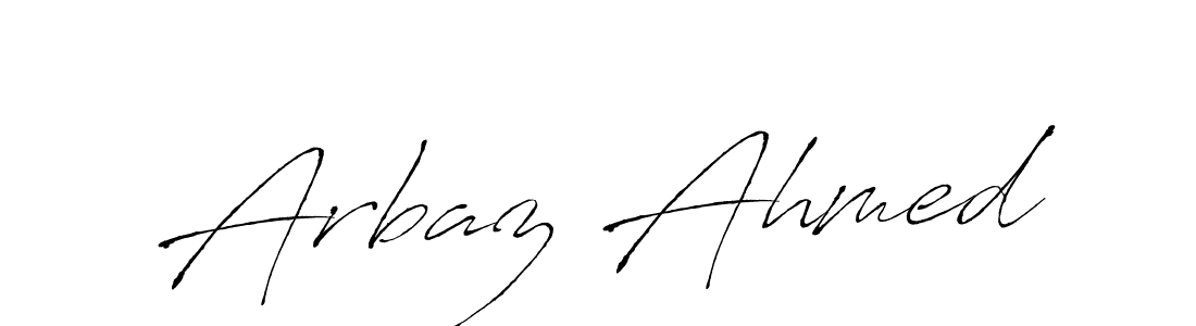 Arbaz Ahmed stylish signature style. Best Handwritten Sign (Antro_Vectra) for my name. Handwritten Signature Collection Ideas for my name Arbaz Ahmed. Arbaz Ahmed signature style 6 images and pictures png