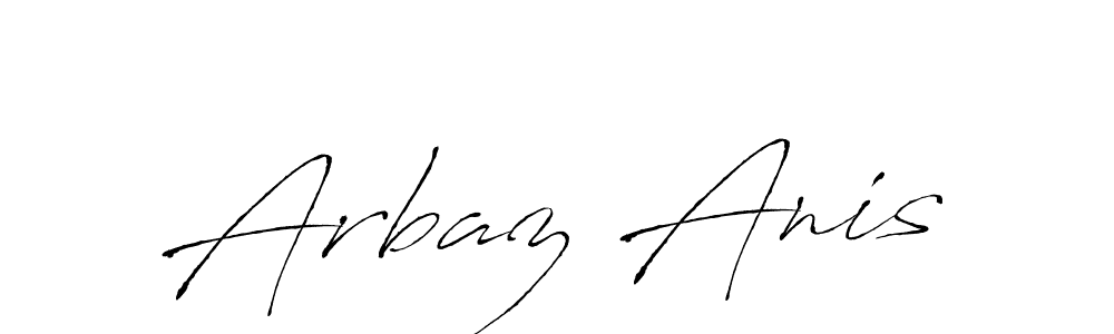 How to make Arbaz Anis signature? Antro_Vectra is a professional autograph style. Create handwritten signature for Arbaz Anis name. Arbaz Anis signature style 6 images and pictures png