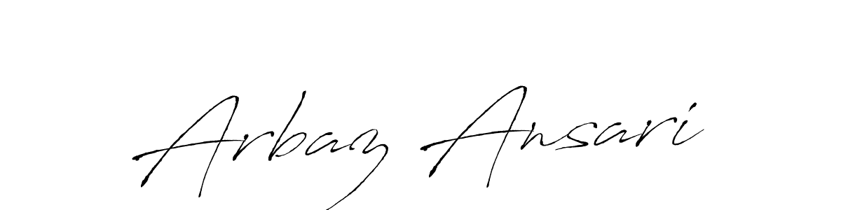 How to make Arbaz Ansari signature? Antro_Vectra is a professional autograph style. Create handwritten signature for Arbaz Ansari name. Arbaz Ansari signature style 6 images and pictures png