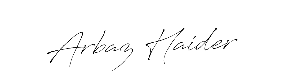 The best way (Antro_Vectra) to make a short signature is to pick only two or three words in your name. The name Arbaz Haider include a total of six letters. For converting this name. Arbaz Haider signature style 6 images and pictures png