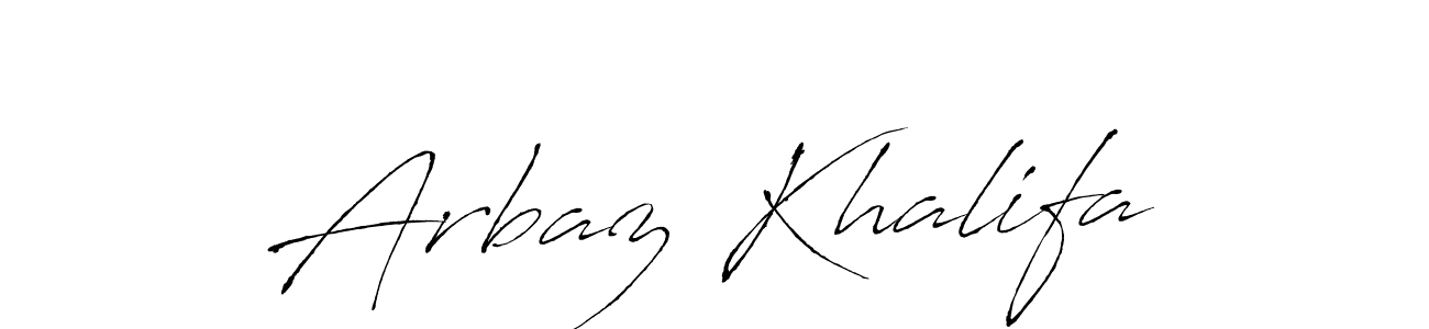 Similarly Antro_Vectra is the best handwritten signature design. Signature creator online .You can use it as an online autograph creator for name Arbaz Khalifa. Arbaz Khalifa signature style 6 images and pictures png