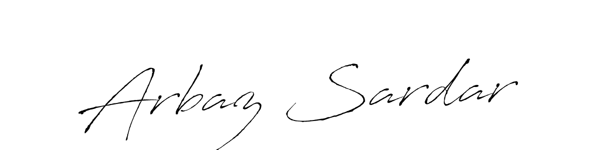 Use a signature maker to create a handwritten signature online. With this signature software, you can design (Antro_Vectra) your own signature for name Arbaz Sardar. Arbaz Sardar signature style 6 images and pictures png